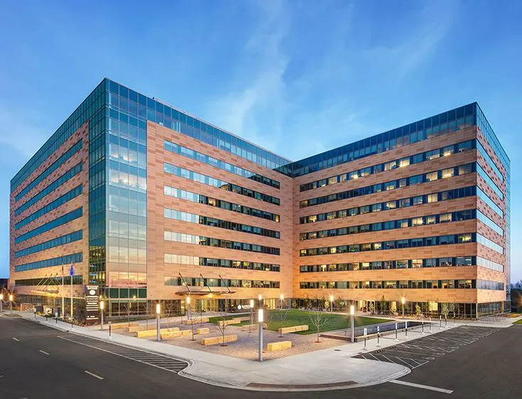Modern commercial building exterior